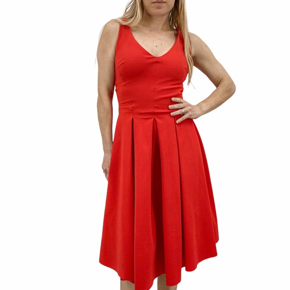 La Petite Robe di Chiara Boni Red Corie Dress IT 42 US 6 - Picture 1 of 15